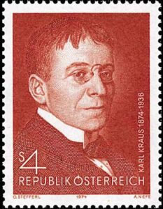 Briefmarke Karl Kraus