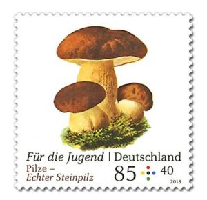 Briefmarke Echter Steinpilz 2018