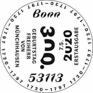 Stempel Bonn Baron von Münchhausen