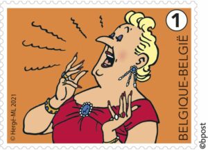 Briefmarke Belgien Comics
