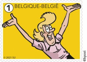 Briefmarke Belgien Comics