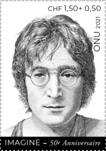 Briefmarke Vereinte Nationen John Lennon