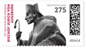 Briefmarke Deutschland Bischof Ulrich von Augsburg