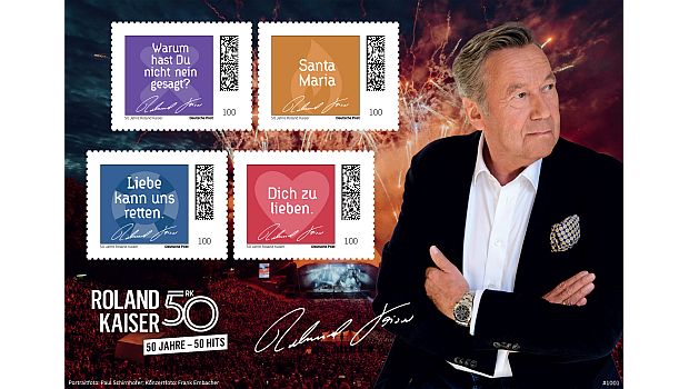 Roland Kaiser bekommt eigene Briefmarken