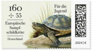 Briefmarke Deutschland Sumpfschildkröte