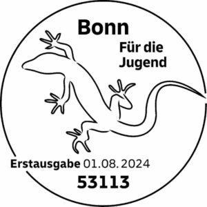 Stempel Bonn Für die Jugend Reptilien