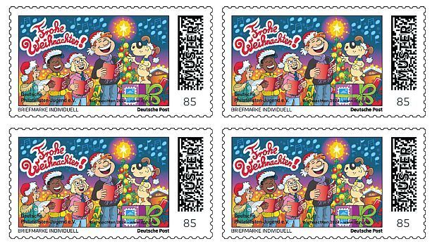 Neue DPhJ-Weihnachtsbriefmarke