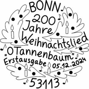 Stempel Bonn Weihnachtslied O Tannenbaum