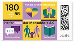 Briefmarke Deutschland Erziehungshilfe